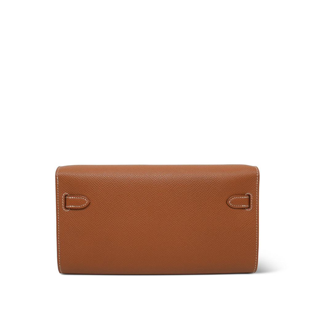 Kelly Wallet To Go Gold Veau Epsom Gold Plated W Stamp