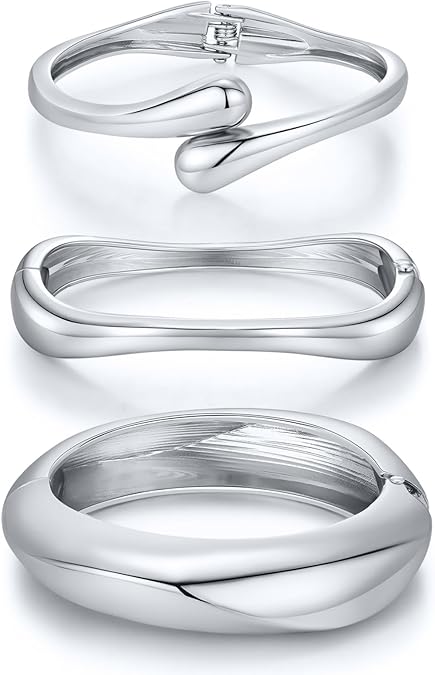Women’s Silver Bangle Set