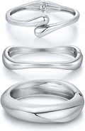 Women’s Silver Bangle Set