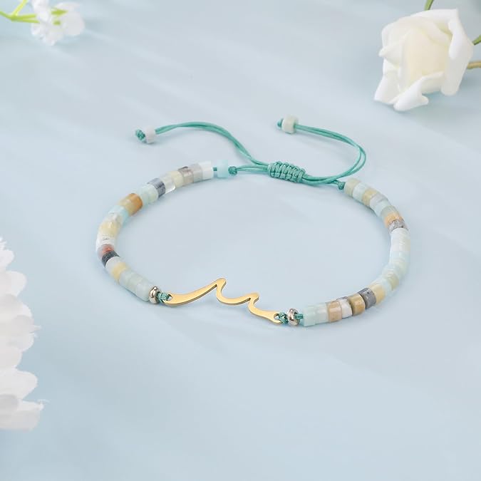Birthday Gifts for Women, Graduation Gifts for Teen Girls Gifts Idea as Wave Bracelet as 18th