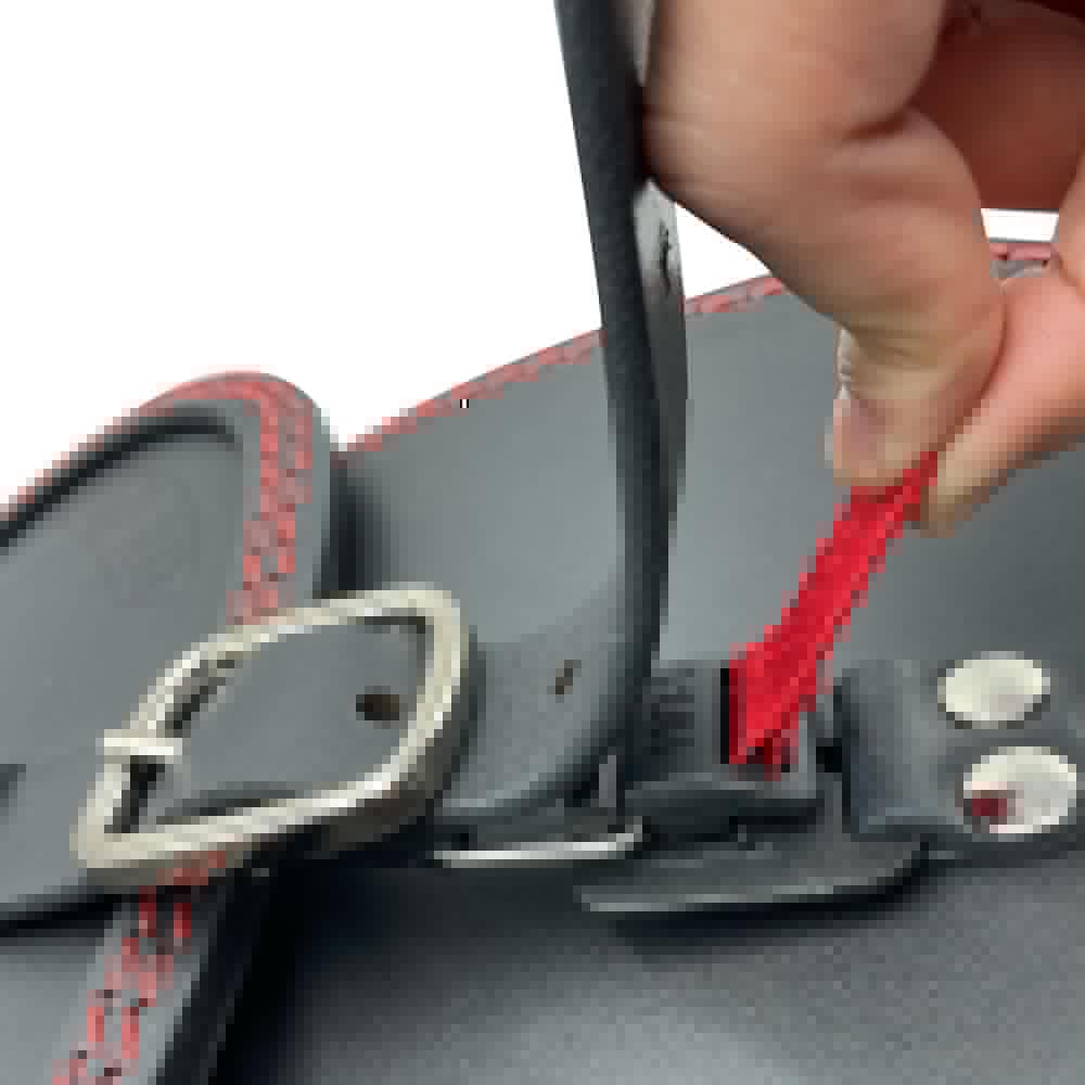 Leather Swingarm Bag for Indian Scout & Scout Bobber 2015–2026 – Fits Scout 101, Classic, Sport & Super Scout – Red Stitching