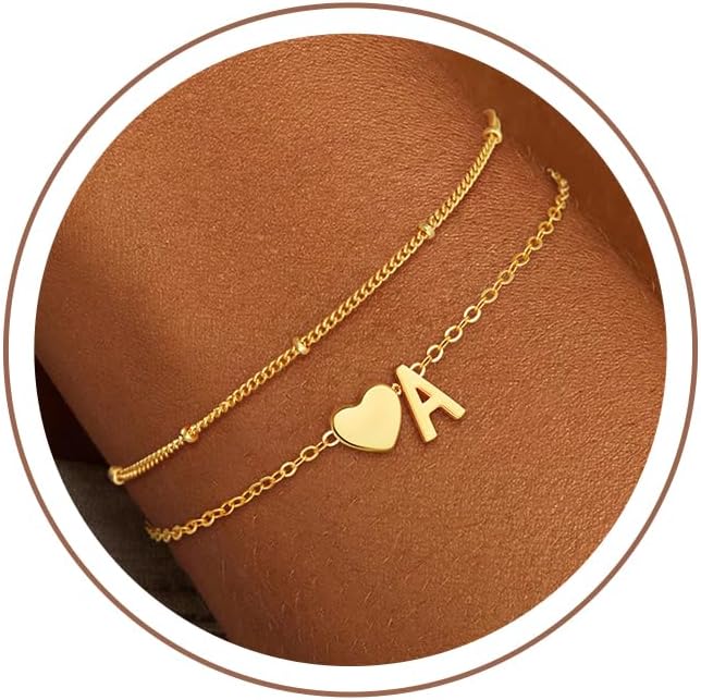 Girl Gifts Trendy Stuff Dainty Gold Bracelets for Women Girls Mothers Day Gift