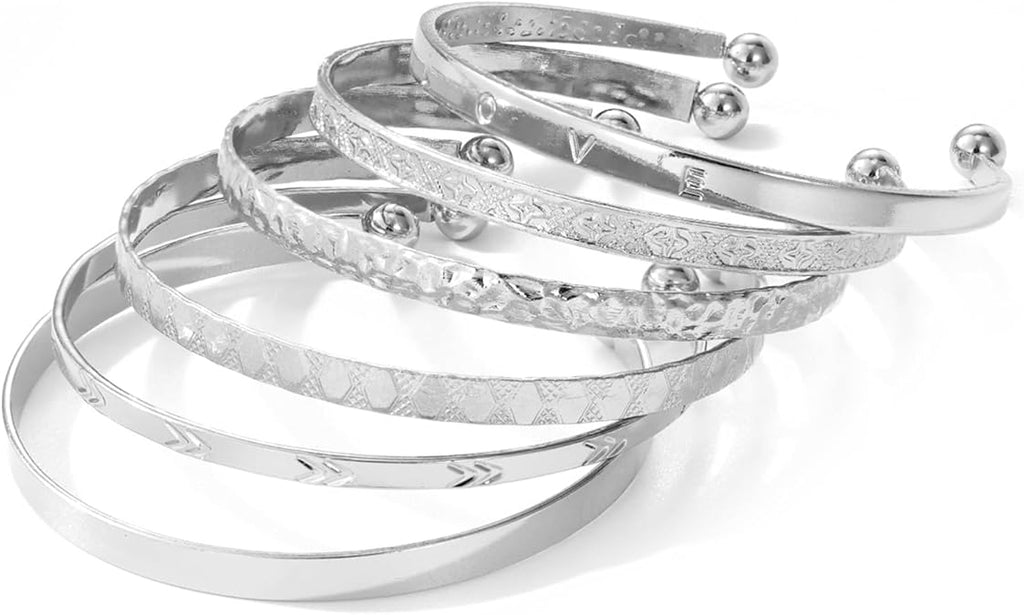 Stackable Cuff Bracelet Set