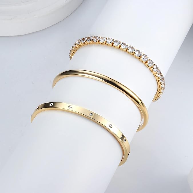 Women’s CZ Bracelet Set