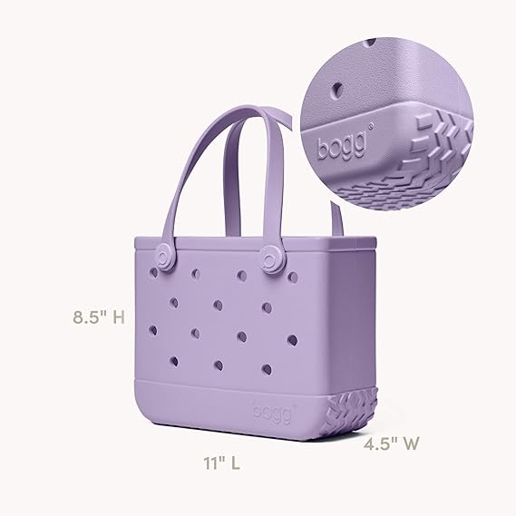 BOGG BAG Bitty Small Tote – 11” x 8.5” x 4.5” – Durable, Washable, Tip-proof – Beach, Pool, Boat, Work, Sports