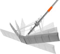 Snow Roof Rake w 16ft Pole, Easy Snow Removal from Roof, Prevents Ice Dams, Quick Assembly, 36 Inches Wide, 21 Foot Reach, Designed in The USA