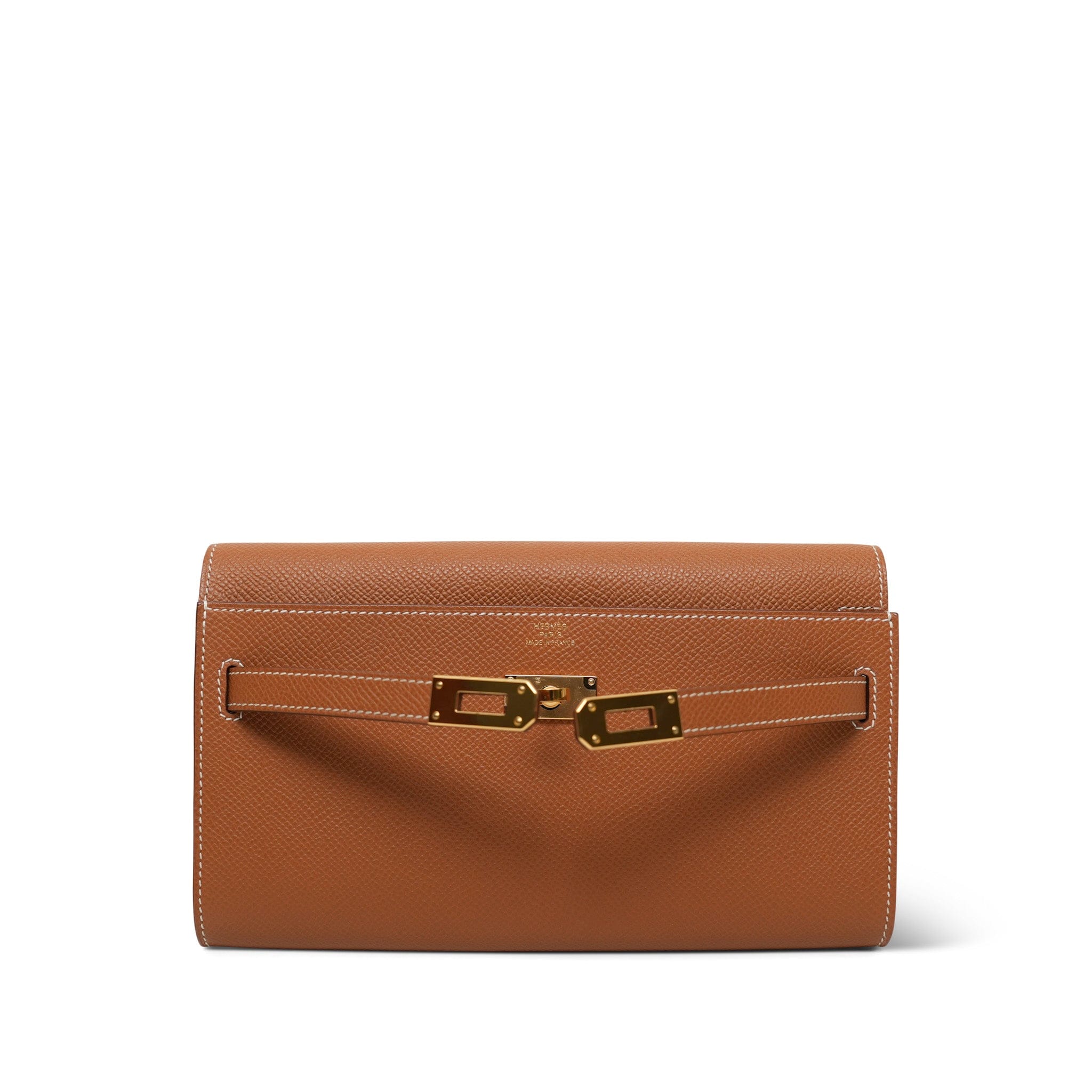 Kelly Wallet To Go Gold Veau Epsom Gold Plated W Stamp