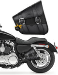 Left Side Motorcycle Swingarm Tool Bag – 4L Synthetic Leather Bag for Sportster & Street Rebel 300/500