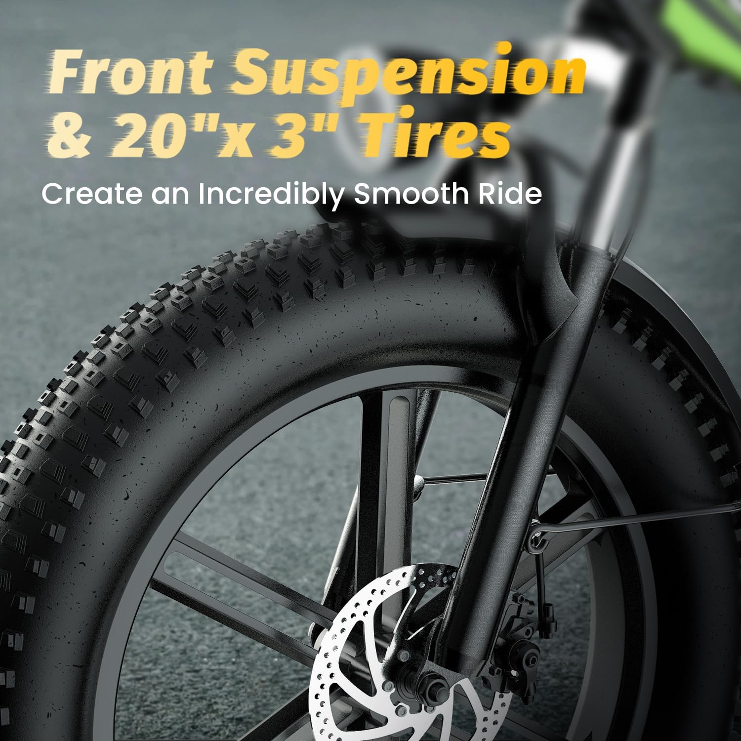 20" Folding Electric Bike for Adults – 1000W Motor, 48V 20.8Ah Removable Battery, Up to 80-Mile Range, 30MPH, Fat Tire E-Bike