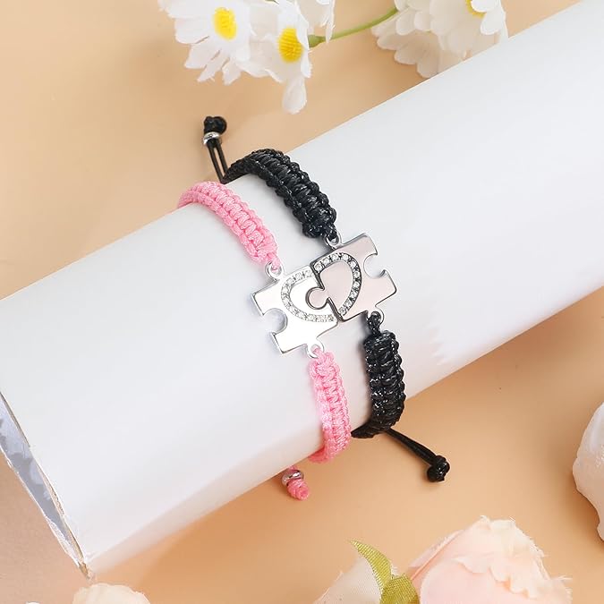 Matching Red String Bracelet Set
