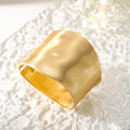 Hinged Gold Bangle Bracelet