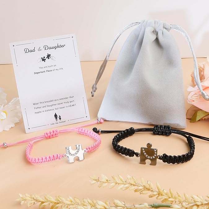 Matching Red String Bracelet Set