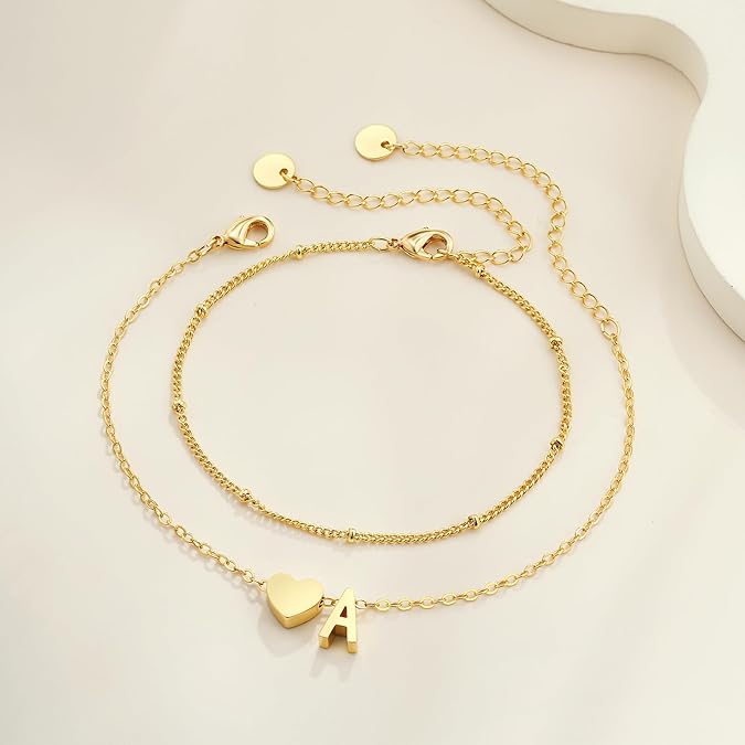 Girl Gifts Trendy Stuff Dainty Gold Bracelets for Women Girls Mothers Day Gift