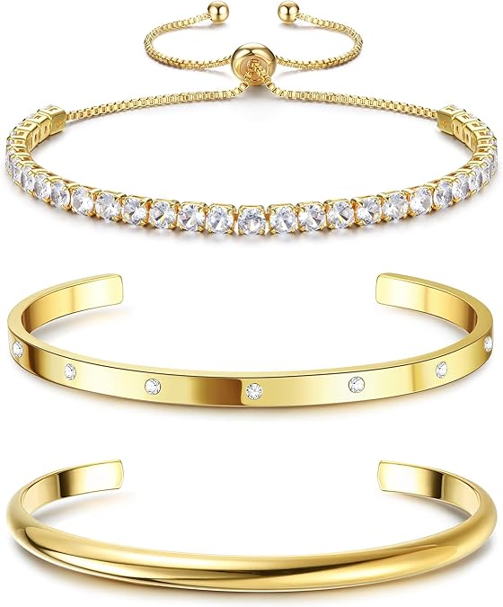 Women’s CZ Bracelet Set