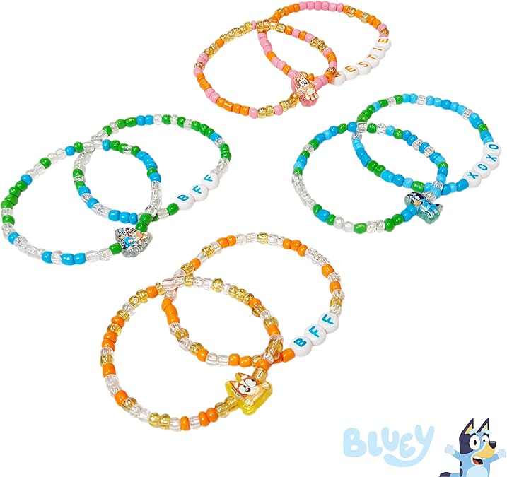 LUV HER Kids Jewelry – 8 Pack Beaded Friendship Bracelets
