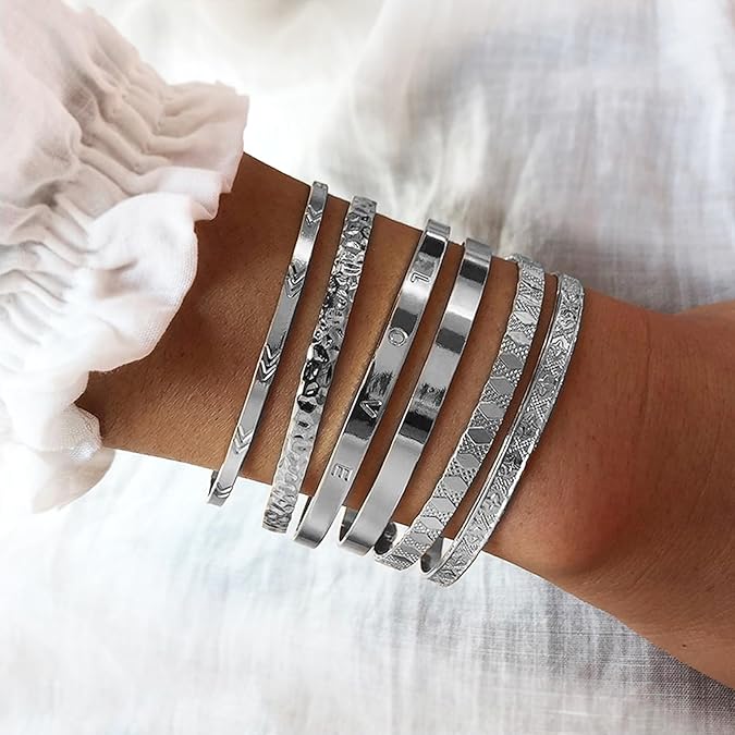 Stackable Cuff Bracelet Set