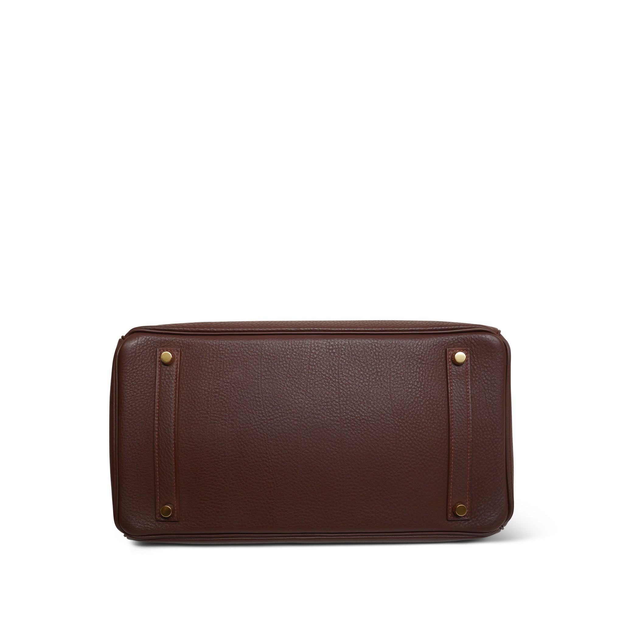 Birkin 35 Marron Fonce Togo Gold Plated C Square Stamp