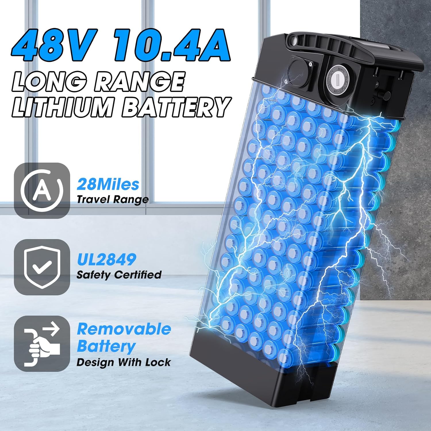 14" Folding Electric Bike for Adults & Teens – 650W Peak Motor, 20MPH, 28-Mile Range, 9-Point Suspension, Dual Disc Brakes, UL 2849