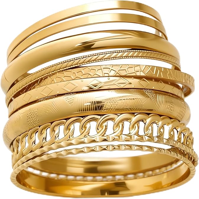 Women’s Layered Bangle Set
