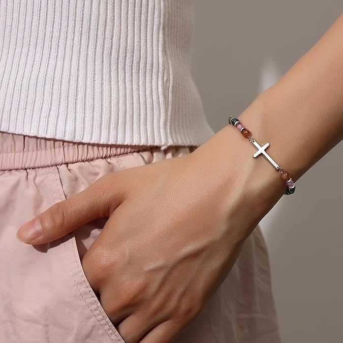 Christian Cross Bracelet for Women