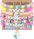 7Pcs Easter Bunny Basket Gifts Bracelet