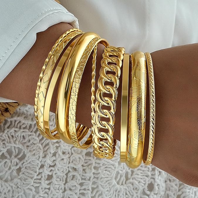 Women’s Layered Bangle Set