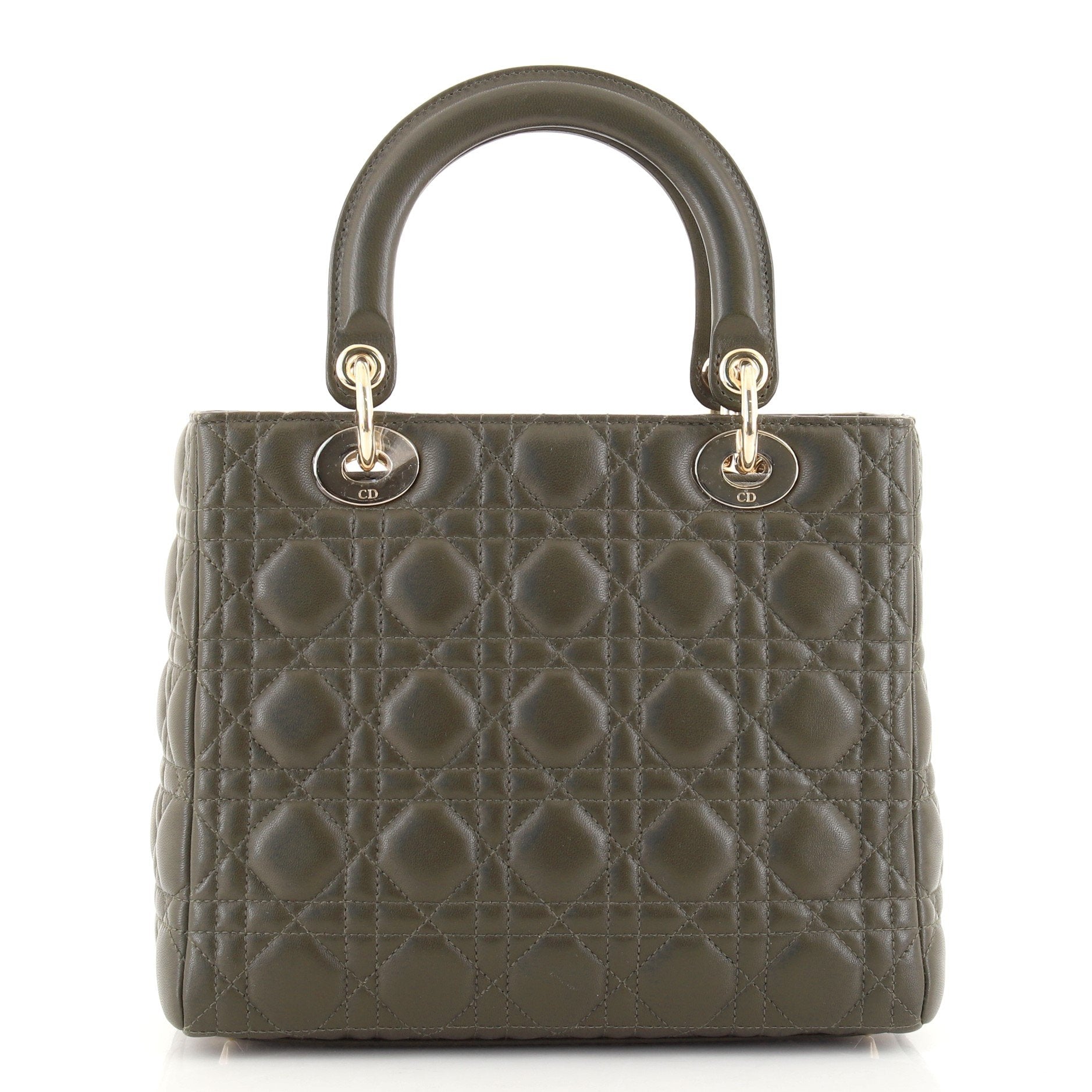 Lady Dior Bag Cannage Quilt Lambskin Medium