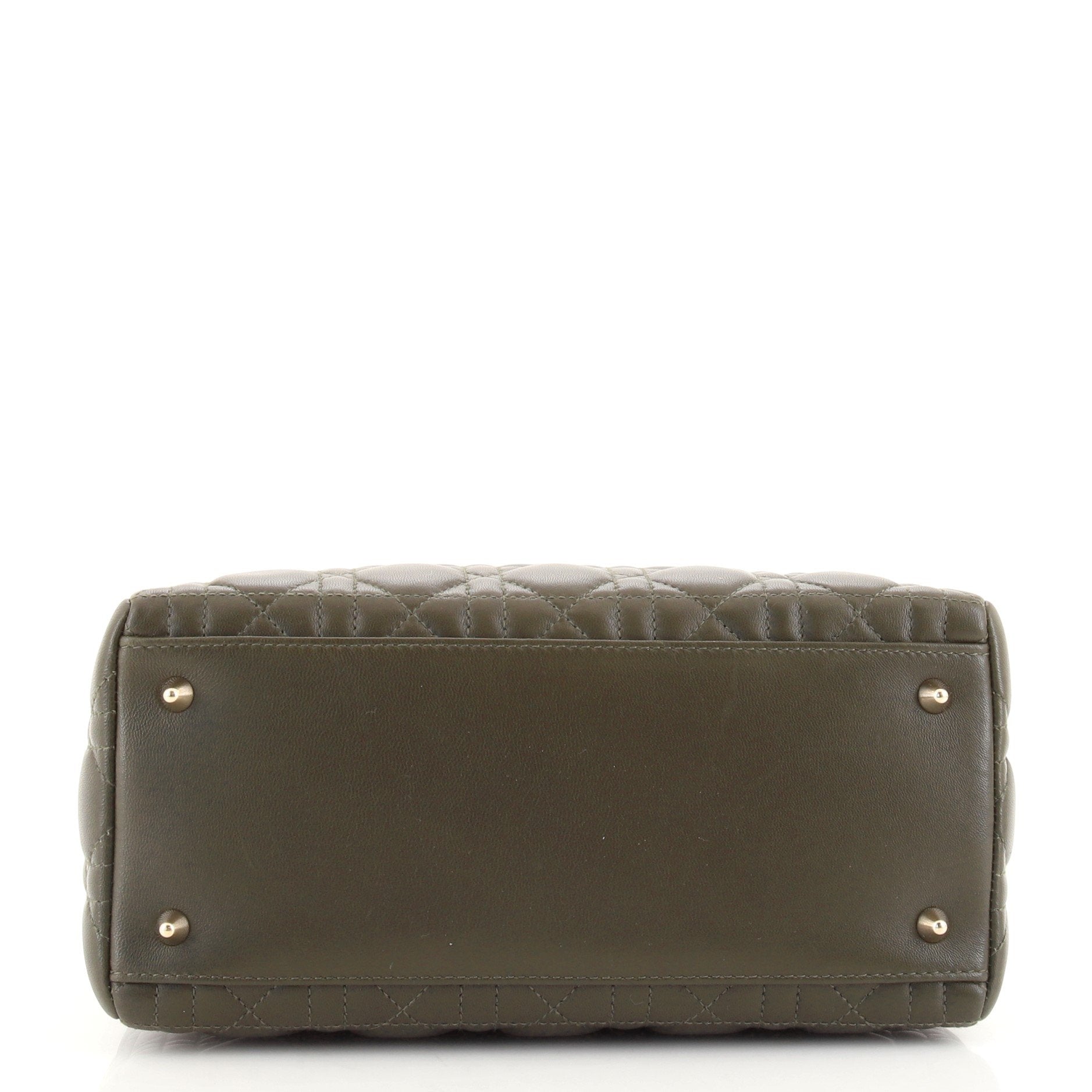 Lady Dior Bag Cannage Quilt Lambskin Medium