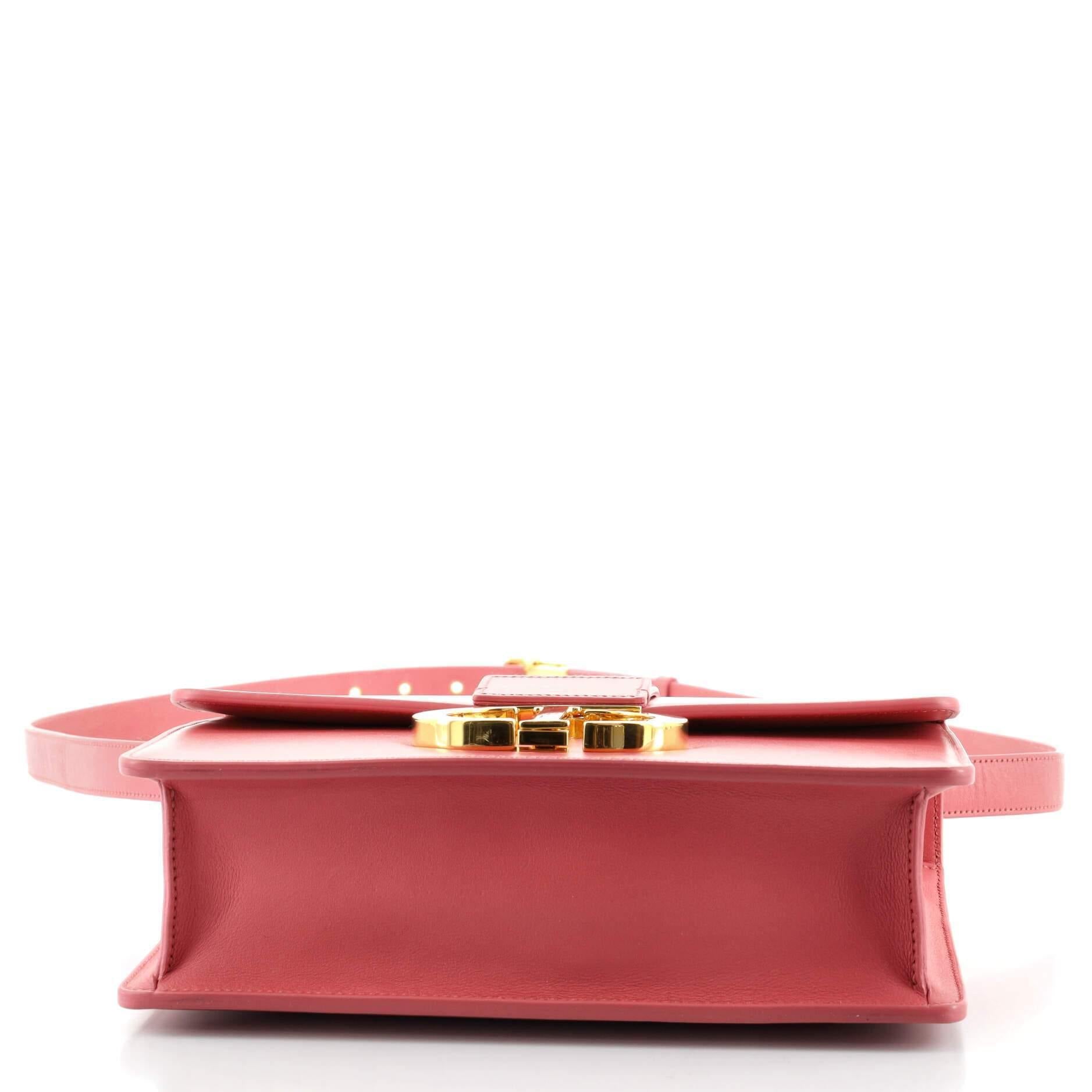 30 Montaigne Flap Bag Leather