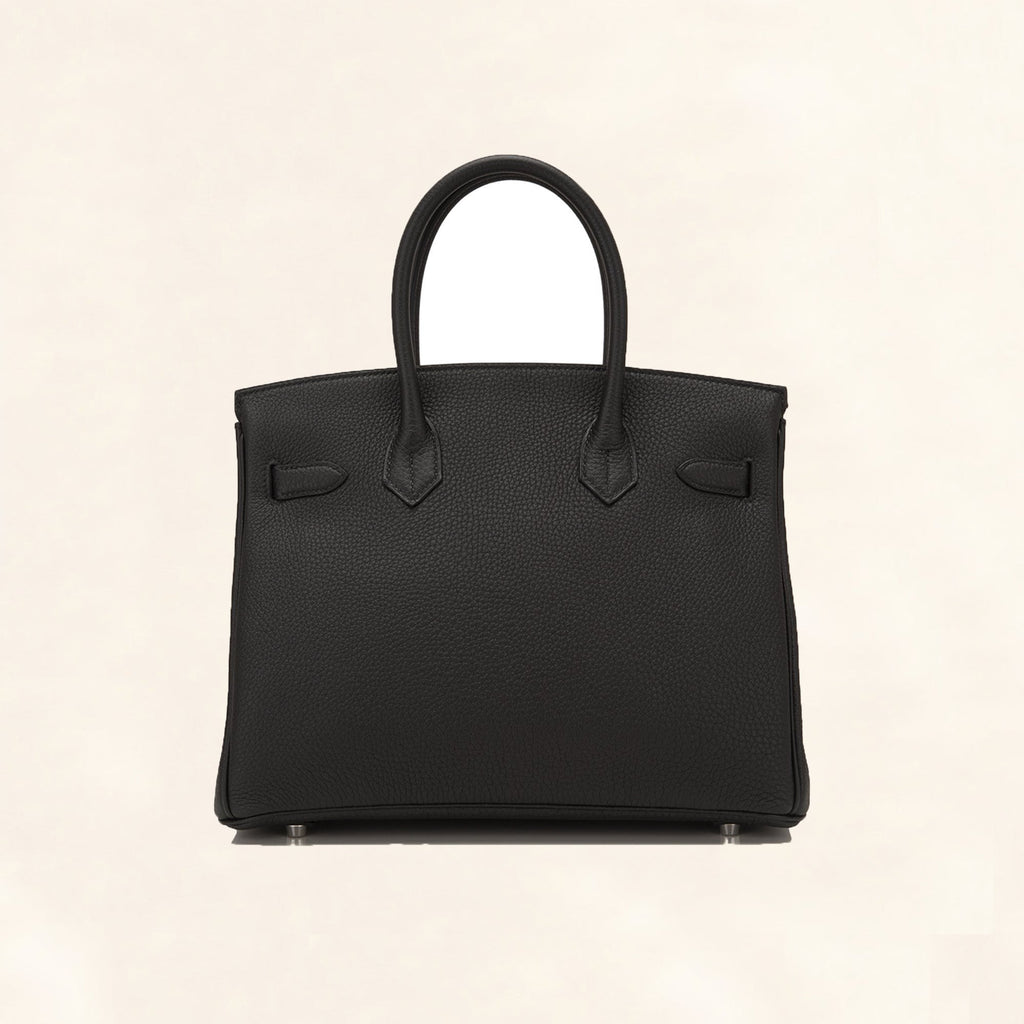Hermès | Black Togo Birkin with Silver Hardware | 30