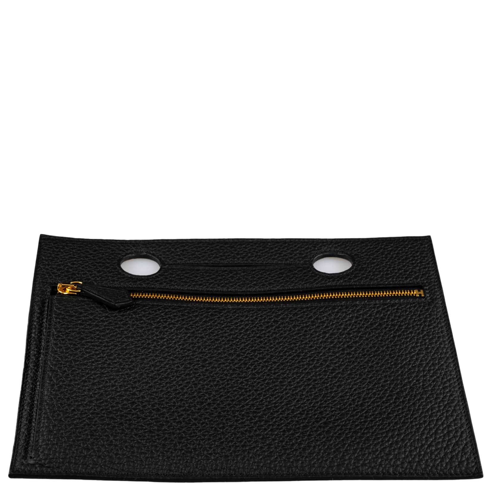 Hermes Birkin Pochette Backpocket Black Swift With Palladium Hardware - 2021, Z