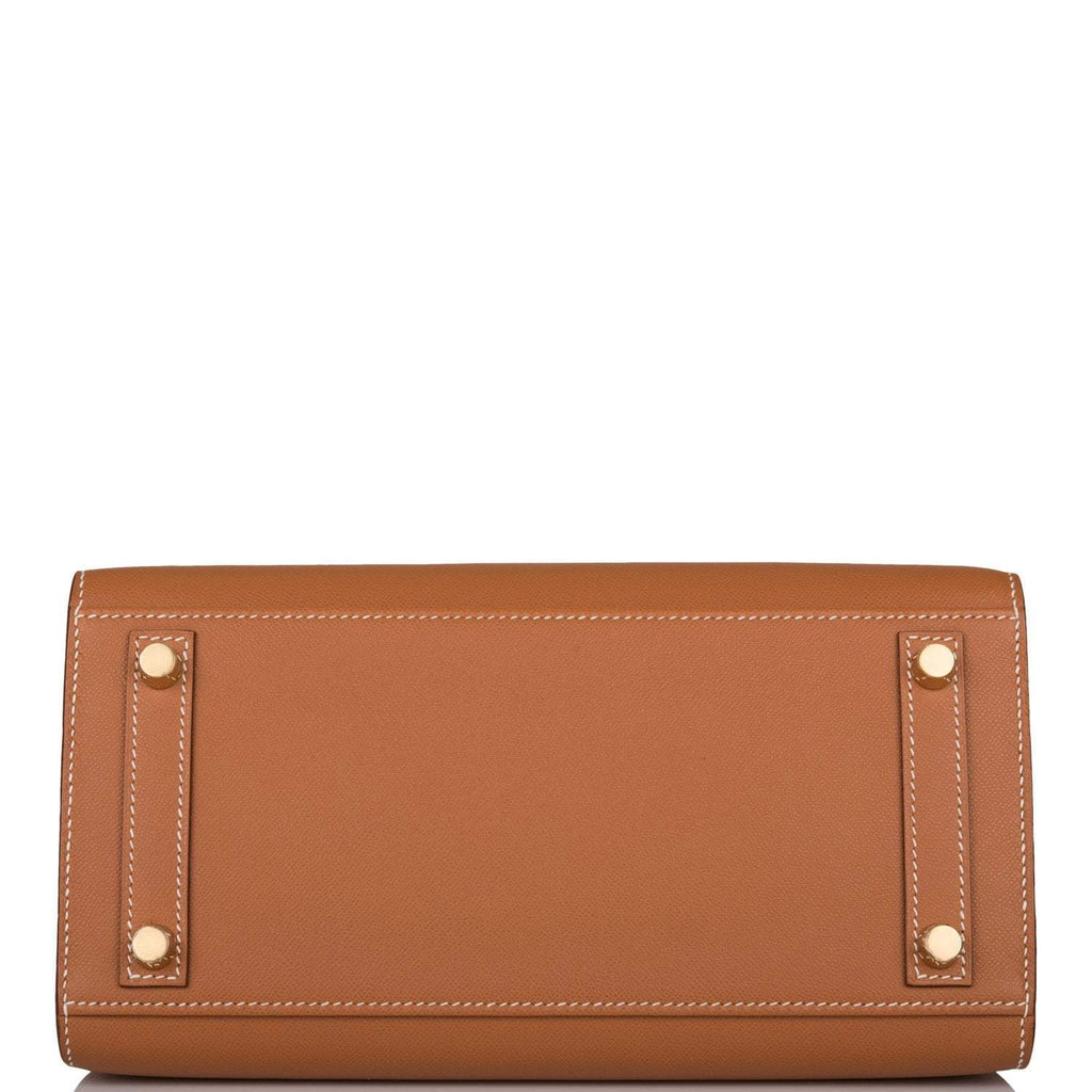 Hermes Birkin Sellier 25 Gold Veau Madame Gold Hardware