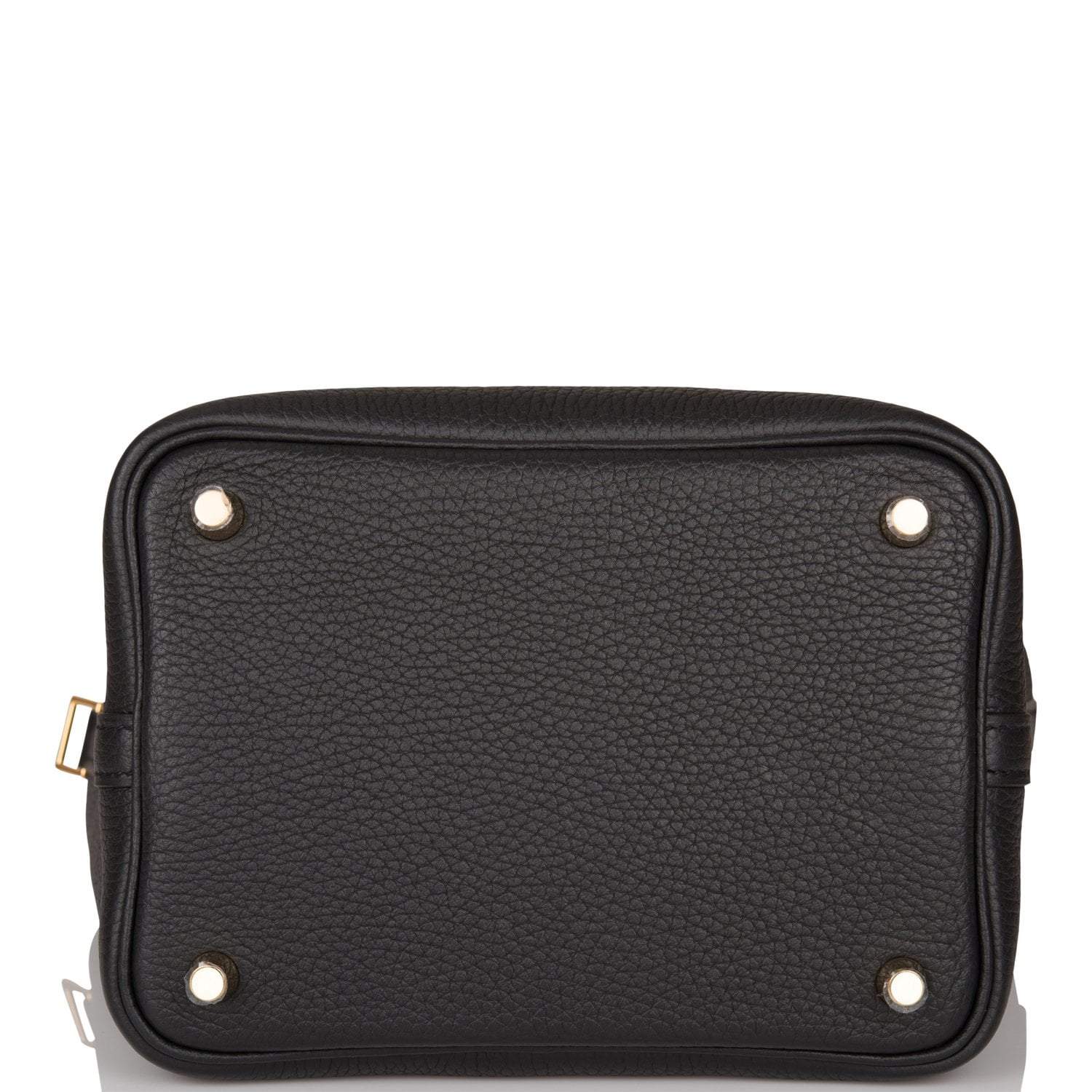 Hermes Black Clemence Picotin Lock 18cm Gold Hardware