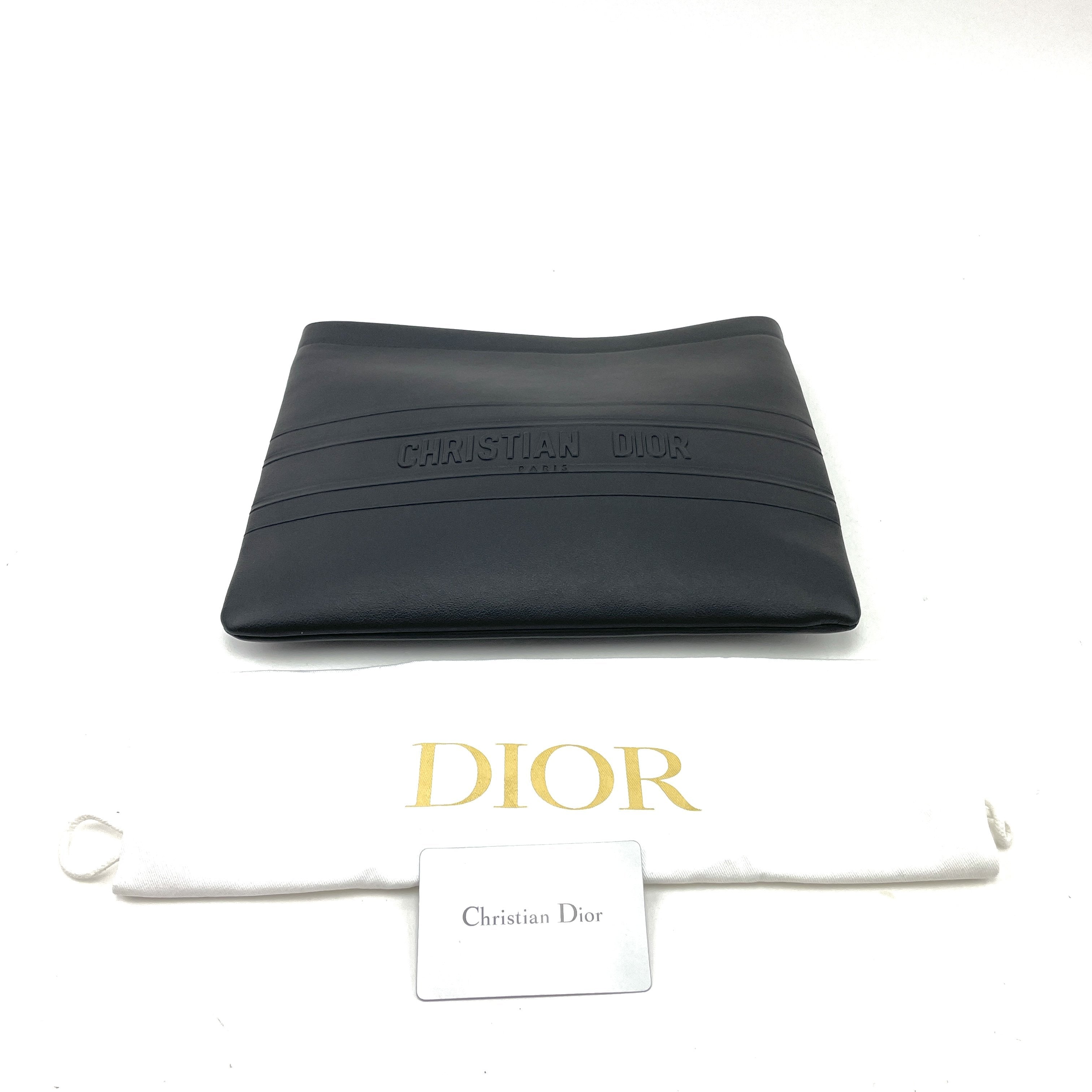 CHRISTIAN DIOR Leather Clutch