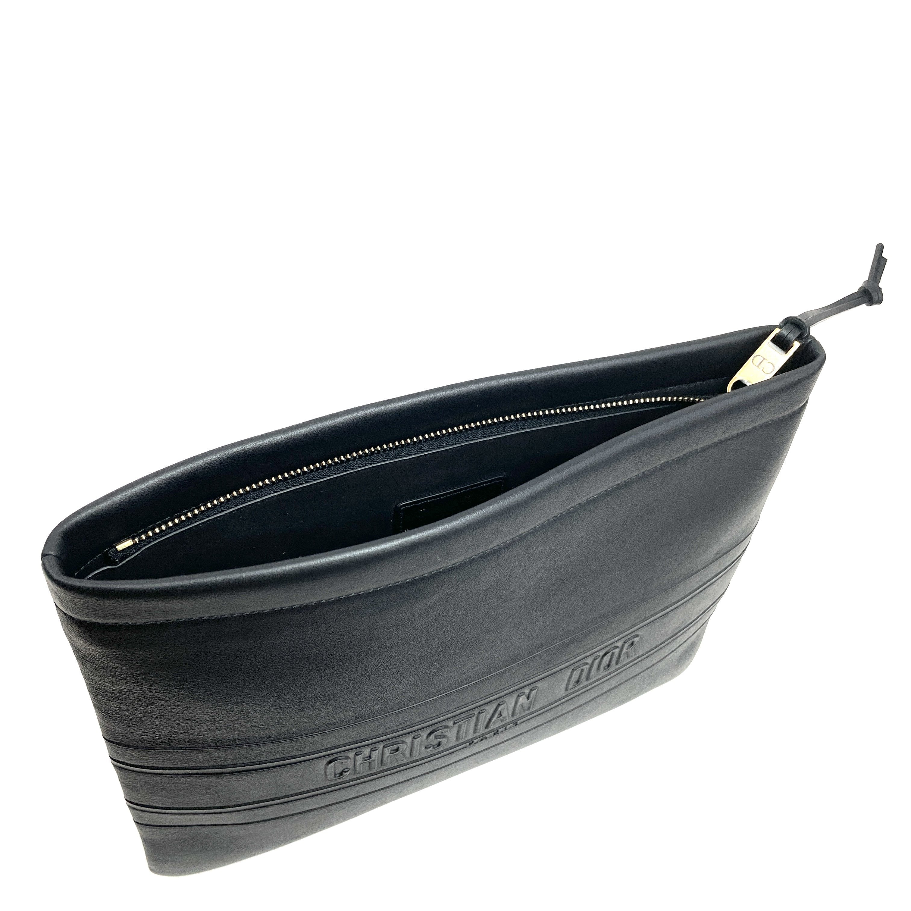 CHRISTIAN DIOR Leather Clutch