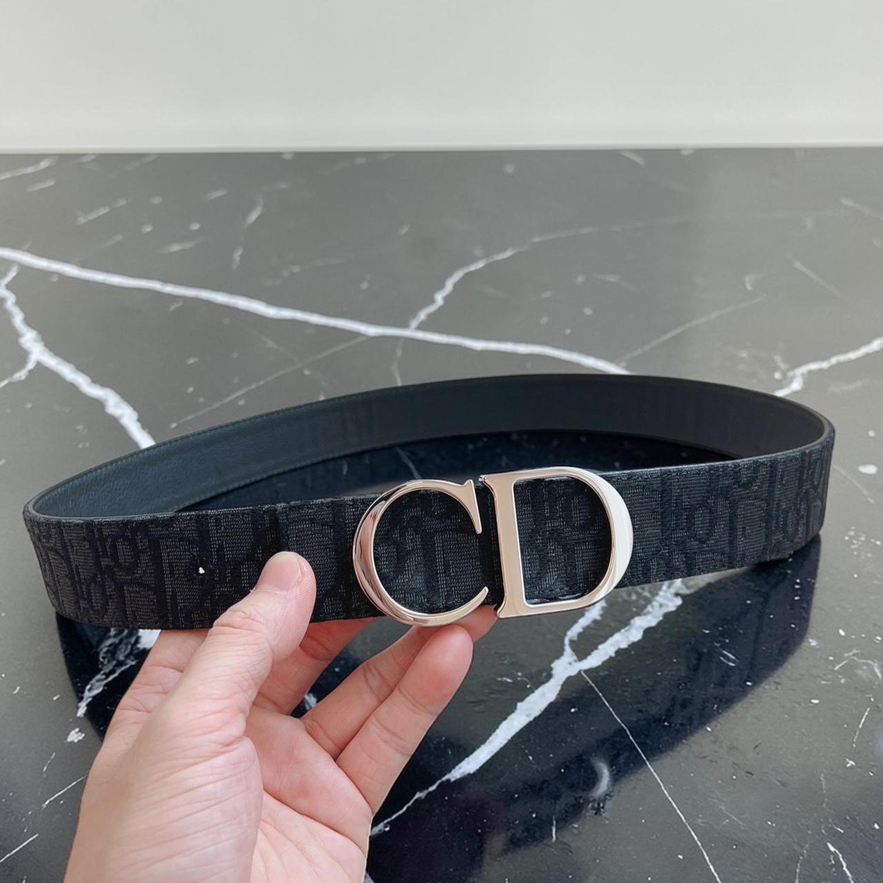 Dior Men's Black Belt