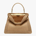 PEEKABOO ISEEU MEDIUM Beige Flannel Bag