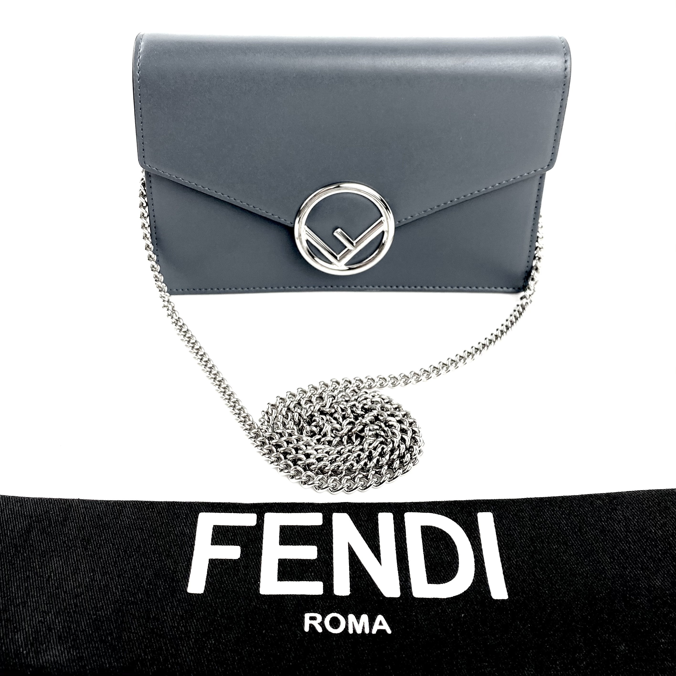 FENDI F Logo Wallet On Chain