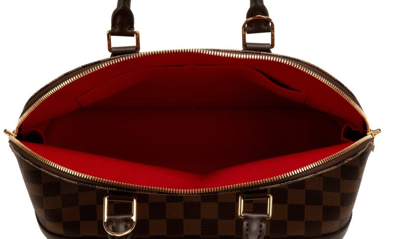 Damier Ebene Coated Canvas Alma PM Gold Hardware, 2021