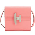 Rose Lipstick Chevre Mysore Cinhetic To Go Wallet on Strap Bag Palladium Hardware, 2018