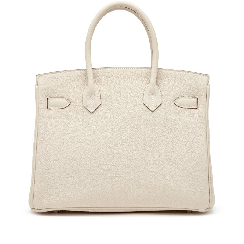 Craie Togo Birkin 30 Palladium Hardware, 2021