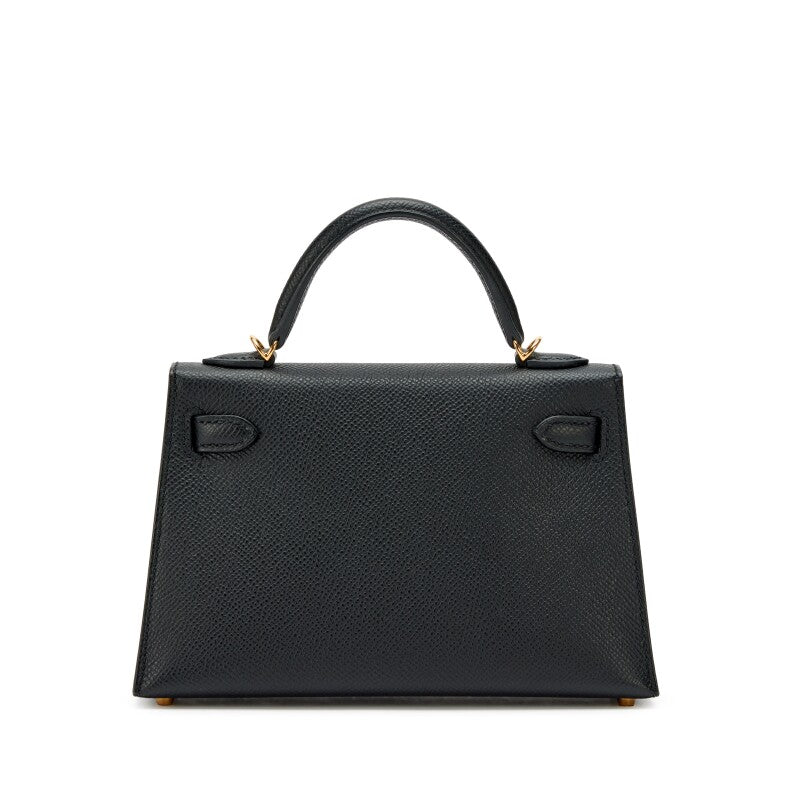 Black Epsom Mini Kelly 20 II Gold Hardware, 2024