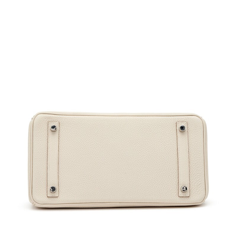 Craie Togo Birkin 30 Palladium Hardware, 2021