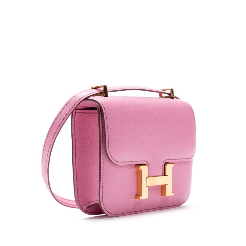 5P Bubblegum Pink Epsom Micro Constance 14 Gold Hardware, 2010