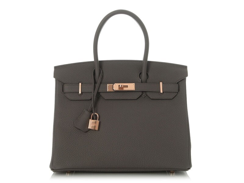 Etain Togo Birkin 30 Rose Gold Hardware, 2020