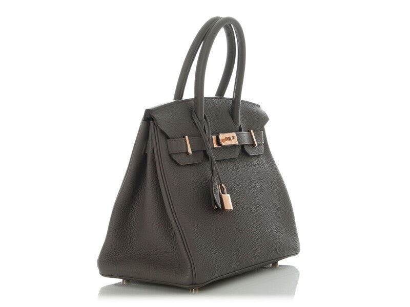 Etain Togo Birkin 30 Rose Gold Hardware, 2020