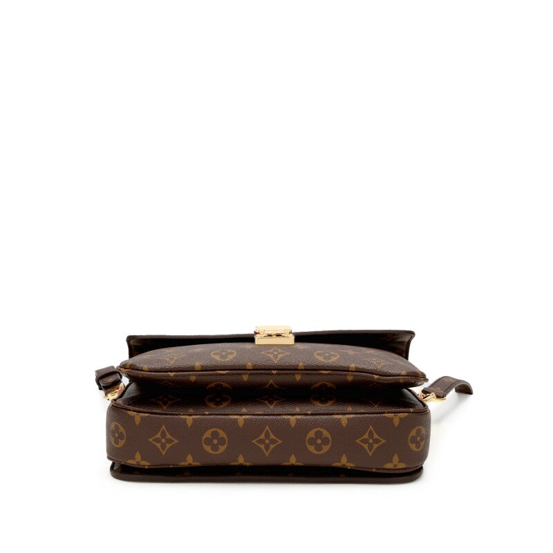 Ebene Monogram Coated Canvas Pochette Mètis Gold Hardware, 2021-2022