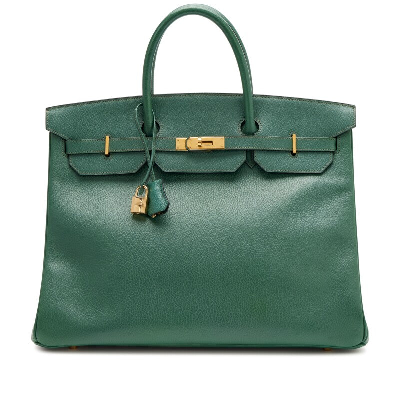 Vintage Vert Anglais Ardennes Birkin 40 Gold Hardware, 1996