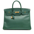 Vintage Vert Anglais Ardennes Birkin 40 Gold Hardware, 1996