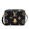 Black and Beige Giant Monogram Empreinte Pochette Métis Gold Hardware, 2021